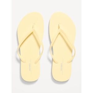 Old Navy Womens Classic Flip Flop Sandals Pale Yellow Size 9